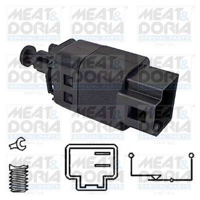 MEAT &amp; DORIA 35100 Comutator lumini frana