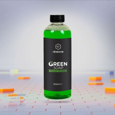 Săpun verde 1L gata de utilizare - NINEONE | Curățare delicată și efect calmant foto