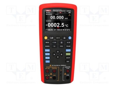 Aparat de măsură UNI-T calibrator buclă termocuplă 0&amp;divide;24mA cu iluminare foto