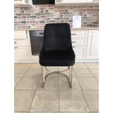 SCAUN MADISON 5 negru cu argintiu