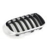 Grila radiator, masca fata Bmw X3 (F25), 03.2014-08.2017, parte montare partea dreapta, neagra, cu rama cromata