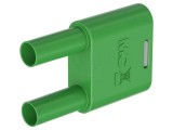Conector ST&Auml;UBLI 4mm banană dublu 66.4010-25 priză și mufă