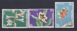 NEPAL 1976 FLORA MI. 336-337-339 MNH