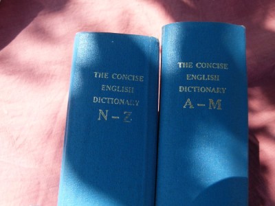 tHE CONCISE ENGLISH DICTIONARY, 2 VOL. foto