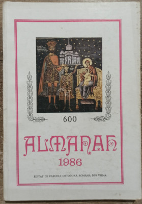 Almanahul Parohiei Ortodoxe Romane din Viena pe anul 1986 foto