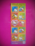 HOPCT TIMBRE MNH 1704 PISICI-HELLO KITTY--2010-BLOC 10 VAL- JAPONIA-NESTAMPILAT