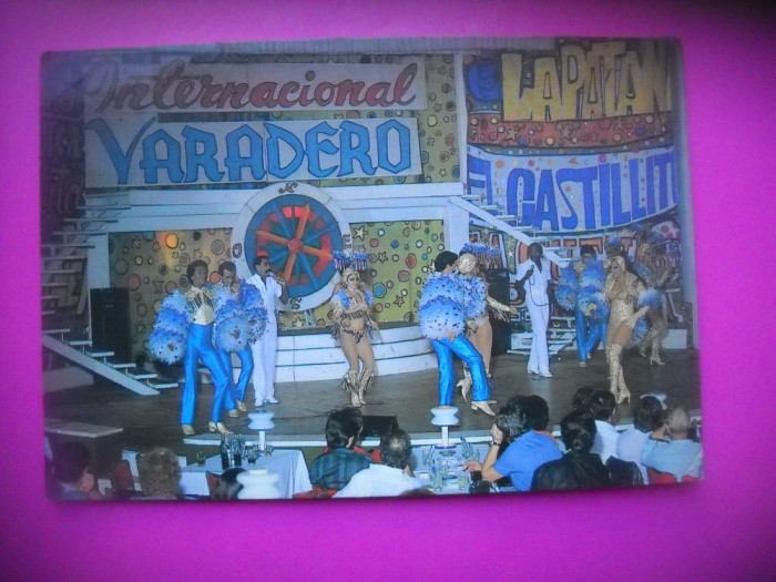 HOPCT 7077 CABARET INTERNATIONAL VARADERO CUBA-STAMPILOGRAFIE-AMERICA CENTRALA-CIRCULATA