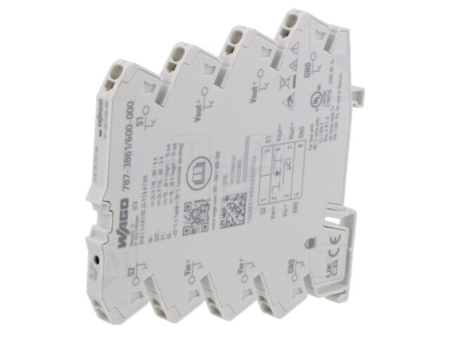 &Icirc;ntrerupător supracurent WAGO 6A pentru șină DIN IP20