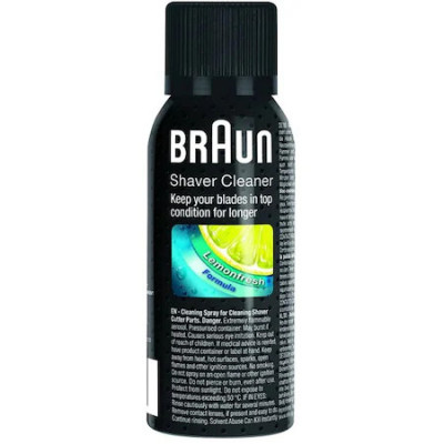 Spray BRAUN pentru lubrifiere si curatare aparate de ras electrice, SC8000 foto