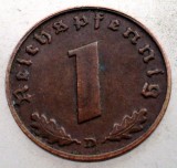 2.404 GERMANIA 1 REICHSPFENNIG 1937 D, Europa, Bronz