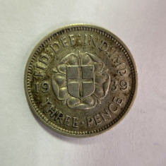 Marea Britanie 3 pence 1939 foto