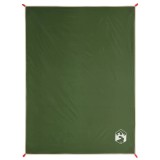 Cumpara ieftin Patura de picnic cu tarusi, verde, 205x155 cm