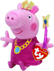 Plus Ty 15Cm Peppa Pig Printesa foto