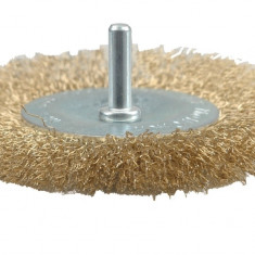 Perie circulara din sarma 100 mm cu tija VOREL
