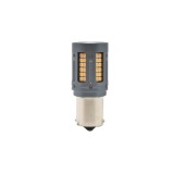 Set 2 becuri LED BA15S Canbus 84 SMD, 12&ndash;24V, galben 1000 lm, 25W (HH001)