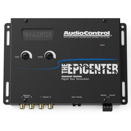 The EPICENTER Black - Procesor digital restaurare bass &amp; Line Output Convertor 12 V AudioControl CarStore Technology