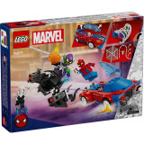 LEGO Marvel Super Heroes - Masina de curse a Omului Paianjen si Venom Green Goblin(76279) | LEGO