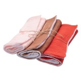 Cumpara ieftin Set 3 protectii antiregurgitare REDQUIT&reg; din muselina, pentru bebelusi, cu doua fete, 22 X 50 cm, Multicolor