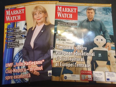 Doua reviste Market Watch, nr 235 (iunie 2021) si nr 238 (oct 2021) foto