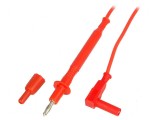 Cablu de măsurare cu mufă banană 4mm 20A