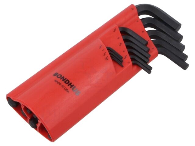 Set 15 chei imbus sferic lungi BONDHUS GorillaProof ProTanium&reg; oțel