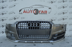 Bara fa?a Audi A6 Allroad an 2015-2018 cu gauri pentru Parktronic si spalatoare faruri foto