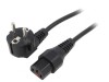 Cablu Alimentare Unghiular CEE 7/7 la IEC C13 5m Negru