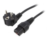 Cablu Alimentare Unghiular CEE 7/7 la IEC C13 5m Negru