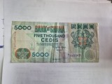 Bancnota ghana 5000c 1994