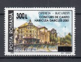 ROMANIA 2001 LP 1561 MONUMENTE DISTRUSE 94 SUPRATIPAR CANTO MNH, Nestampilat
