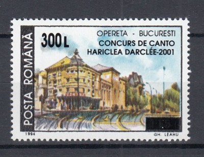 ROMANIA 2001 LP 1561 MONUMENTE DISTRUSE 94 SUPRATIPAR CANTO MNH foto