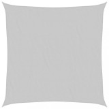 Cumpara ieftin Parasolar, gri deschis, 7x7 m, 100% poliester Oxford