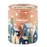 Sviečka Bolsius True Glow, 82x68 mm, lieskov&yacute; orie&scaron;ok/vanilka, v skle