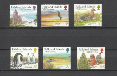 FALKLAND 1999 MILLENIUM PASARI PINGUINI foto