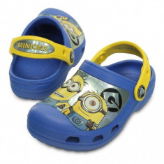 Saboti Crocs CC Minions Clog Albastru - Varsity Blue