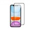 Folie pentru iPhone 12 PRO MAX, 9H, fullscreen, Negru