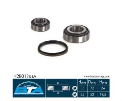 Set rulment roata RENAULT TRAFIC I caroserie (TXX) (1989 - 2001) BTA H2R017BTA foto