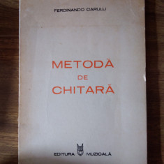 METODA DE CHITARA FERDINANDO CARULLI,EDITURA MUZICALA 1985