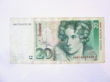 Republica Federala Germania/R.F.G. 20 Mark 1991,bancnota din imagini la cel mai mic pret de pe site