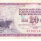 M1 - Bancnota foarte veche - Fosta Iugoslavia - 20 dinarI - 1978