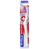 Periuta de dinti manuala Trisa Swiss Clean Medium, curatare delicata