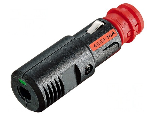 Mufă brichetă auto terminal şurub 16A 12-24VDC