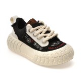 Pantofi sport GRYXX negri, 240007, din material textil
