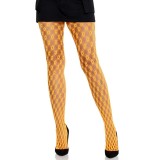 Leg Avenue Hosiery-Dres Plasă cu Ochiuri Portocaliu Neon