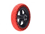 Roata Spate Trotineta Xiaomi M365/Pro, 8.5x2 Tubeless, Rosie, Anvelopa Completa