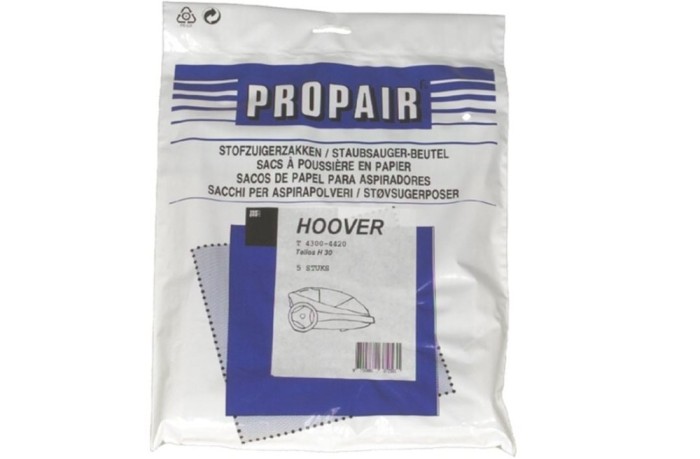 Set 5 saci de aspirator Hoover Propair Telios H30 T4300 - 4420 + micro filtru