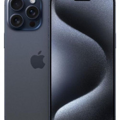 Telefon Mobil Apple iPhone 15 Pro Max, LTPO Super Retina XDR OLED 6.7inch, 256GB Flash, Camera Tripla 48 + 12 + 12 MP, Wi-Fi, 5G, iOS (Albastru)
