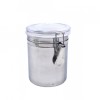 Sufertas inox 13cm, metal+PVC, caserola alimente, depozitare casa
