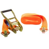 Chinga Fixare Clichet Profesionala 5T 10m x 50mm Carguard, Capacitate 5000kg, Poliester Inalta Rezistenta
