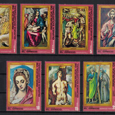 GUINEEA ECUATORIALA 1976 - Picturi , El Greco / serie completa MNH